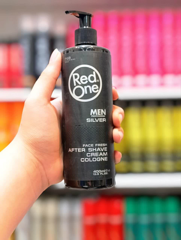 افتر شیو نقره ای مشکی red one مدل silver حجم 400 میلی