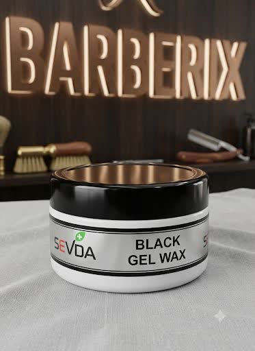 واکس مو زغال سودا مدل Sevda Black Gel حجم 300 میلی لیتر